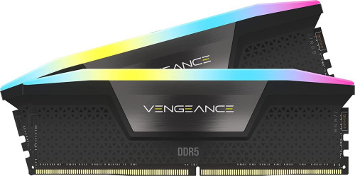 MEMORIA KIT DDR5 32GB 2x16GB PC5 41600 5200MHZ CORSAIR VENGEANCE RGB BLACK CMH32GX5M2B5200C40